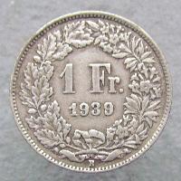 Švýcarsko 1 Fr 1939 B