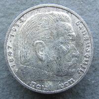 Germany 5 RM 1938 E