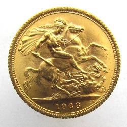 Velká Británie Sovereign 1968