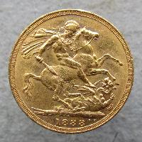 Velká Británie Sovereign 1888