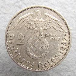 Германия 2 марки 1937 A