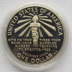 США 1 доллар 1986 ПРУФ