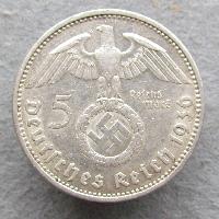 Germany 5 RM 1936 A