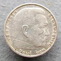 Germany 5 RM 1936 A