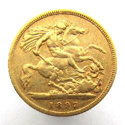 Velká Británie 1/2 Sovereign 1897