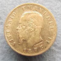 Italien 20 Lire 1873