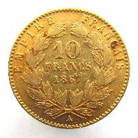 France 10 Francs 1867 А