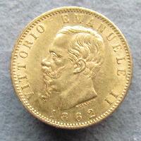 Italy 20 lire 1862