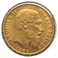 Belgie 20 franků 1882