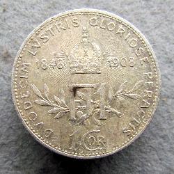 Austria Hungary 1 Korona 1908