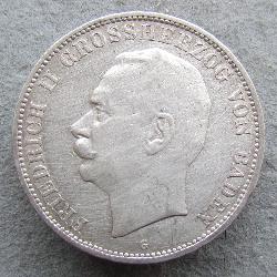 Baden 5 mark 1908 G