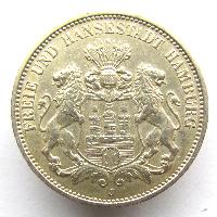 Гамбург 3 марки 1912 J