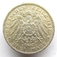 Гамбург 3 марки 1912 J