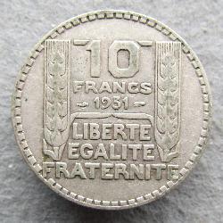 France 10 francs 1931