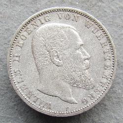 Württemberg 5 Mark 1898 F