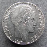 Francie 20 franků 1938