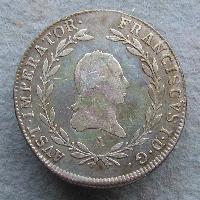 Austria Hungary 20 kreuzer 1809 A