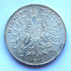 Rakousko-Uhersko 2 korona 1912