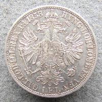 Austria Hungary 1 FL 1858 A