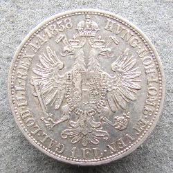 Австро-Венгрия 1 флорин 1858 A