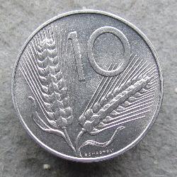 Italy 10 lire 1996