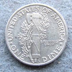 США 10 центов 1942