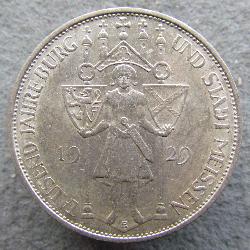 Germany 3 Reichsmarks 1929 E