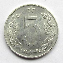 Československo 5 haléřů 1954