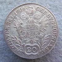 Austria Hungary 20 kreuzer 1806 A