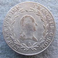 Austria Hungary 20 kreuzer 1806 A