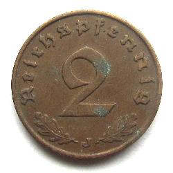 Deutschland 2 Rpf 1938 J