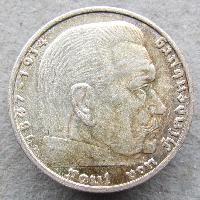 Germany 5 RM 1938 A