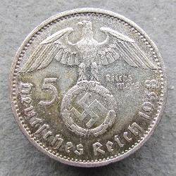 Германия 5 RM 1938 A