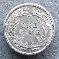 USA 10 cent 1908