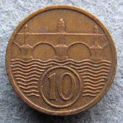 Czechoslovakia 10 hellers 1933