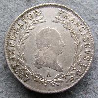 Rakousko-Uhersko 20 kreuzer 1815 A