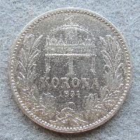 Austria Hungary 1 Korona 1894 KB