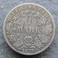Германия 1 марка 1878 С