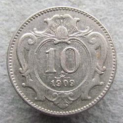 Österreich-Ungarn 10 heller 1909