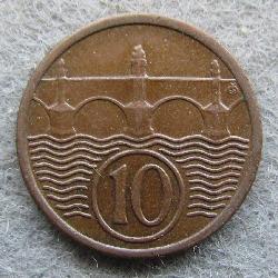 Чехословакия 10 геллеров 1931