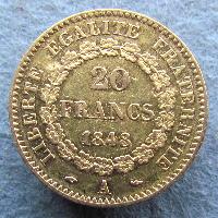 France 20 Fr 1848 A