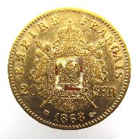 France 20 Francs 1868 BB