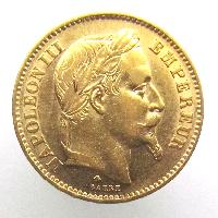 France 20 Francs 1868 BB