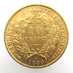 France 10 Francs 1899 А