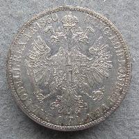 Austria Hungary 1 FL 1860 A