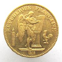 France 20 Francs 1871 A