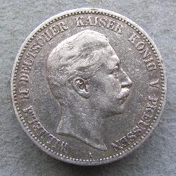 Пруссия 5 марок 1904 A