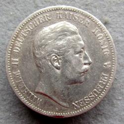 Пруссия 5 марок 1902 A