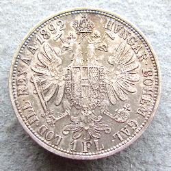 Austria Hungary 1 FL 1892
