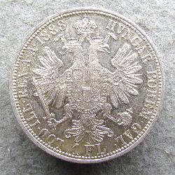 Austria Hungary 1 FL 1888